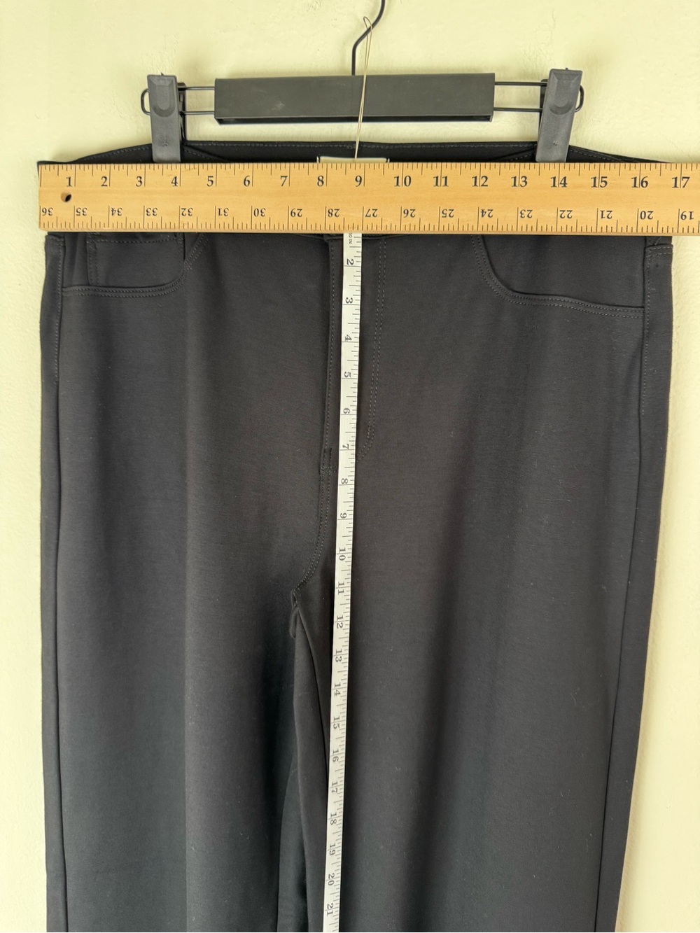 NWT L’AGENCE Clayton Ponte High Rise Wide Leg Pants Black 32 - Picture 11 of 16